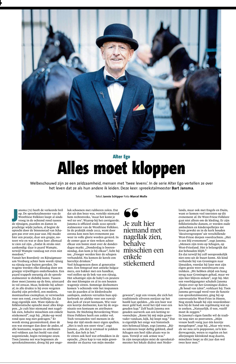 Bart in de Krant
