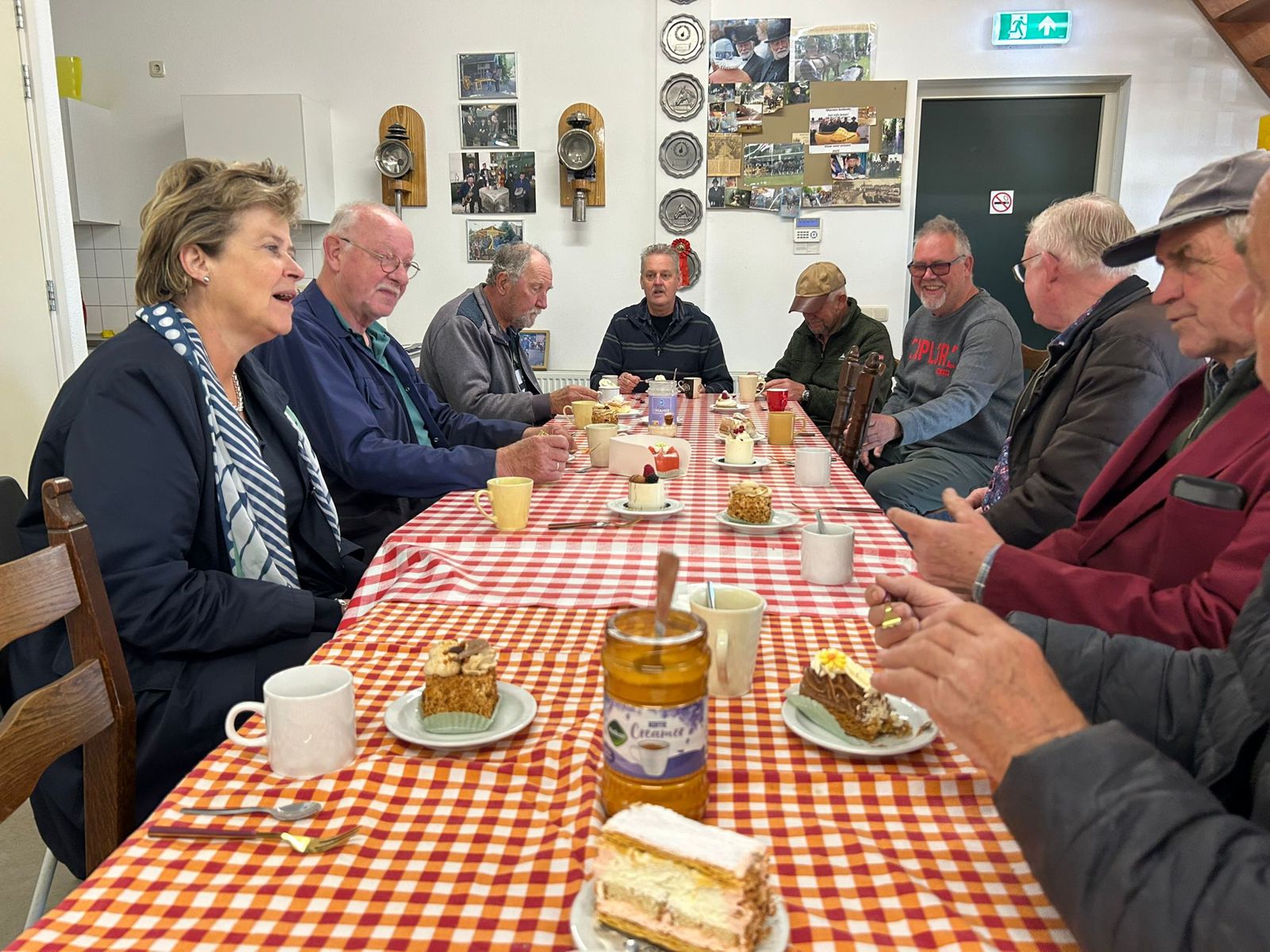 Burgemeester op bezoek.